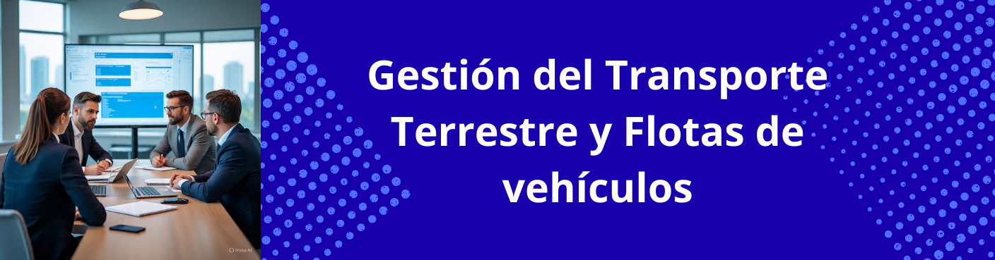 Gestión del Transporte Terrestre y Flotas de vehículos