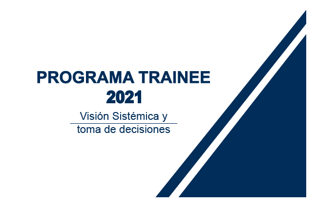 Programa Trainee 2021 - Visión sistémica y toma de decisiones